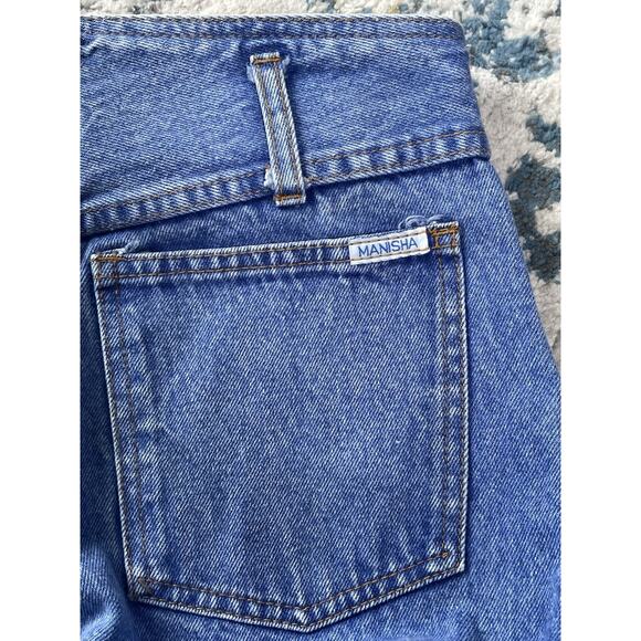 90s High Waisted Tapered Mom Jeans Sz 11 | Vintage Manisha Denim - Picture 7 of 11
